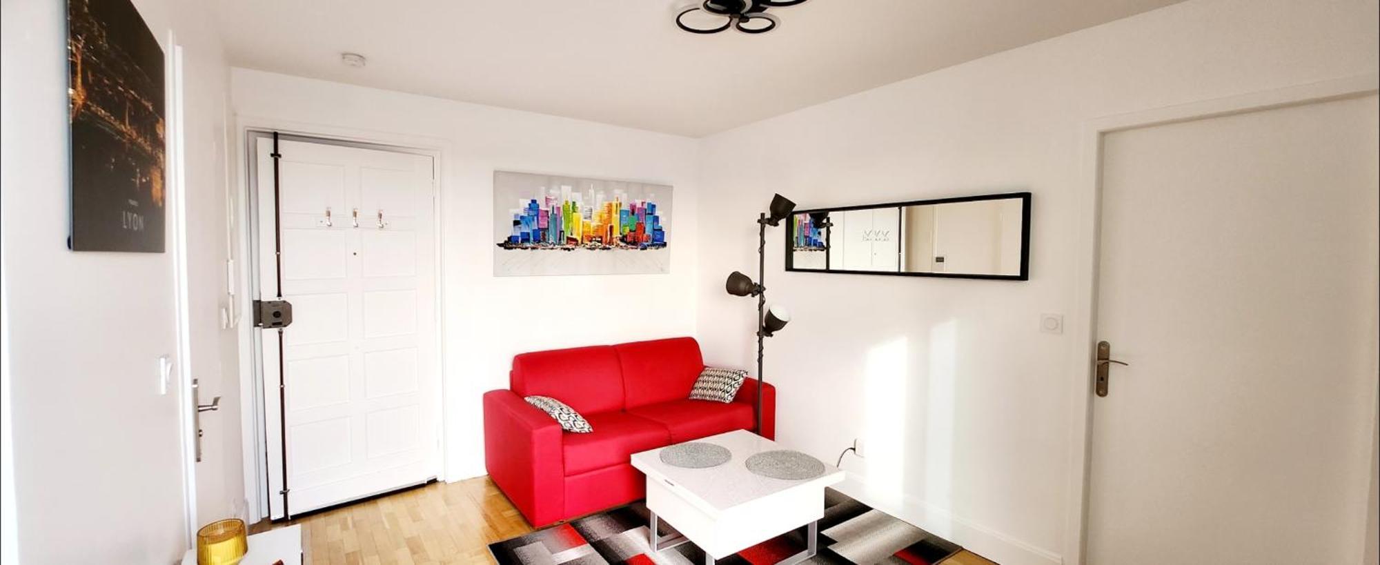Plein Sud Terrasse Climatisation Garage Netflix Daire Lyon Dış mekan fotoğraf